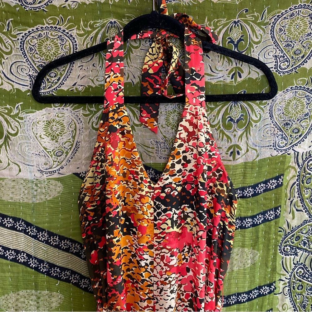 NWOT Plenty by Tracy Reese Pink Python Free Flow Wide Leg Jumpsuit Size Small - Picture 5 of 15
